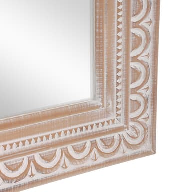 Womo Design Wall Mirror Shabby Chic 75x160cm, unik, handgjord spegel med fast