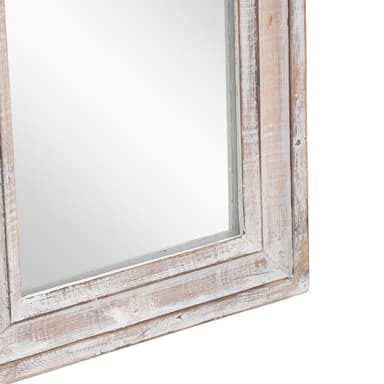 Womo-Design Wall Mirror Shabby Chic 80x160cm, unik, handgjord spegel med massivt