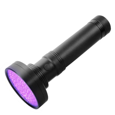 UV-ficklampa med 100 lysdioder 395 nm vattentålig
