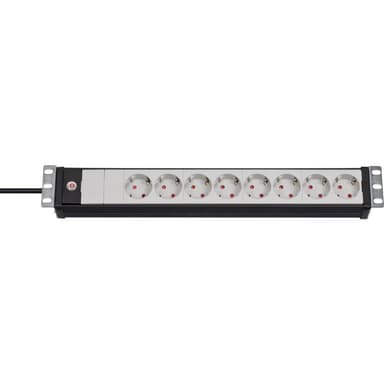 Brennenstuhl 1156057028 Förgreningsdosa 19 8x Svart,