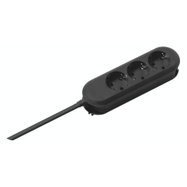 Bachmann 388.170 Grenuttag Svart Skyddskontakt