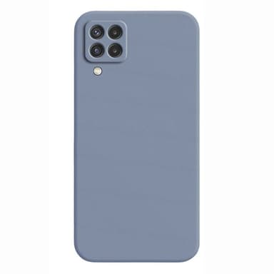 Liquid silikon skal Samsung Galaxy A22 4G  - Gråblå