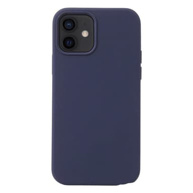Liquid silikon skal Apple iPhone 12 Mini - Mörkblå