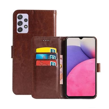Mobilplånbok 3-kort Samsung Galaxy A33 5G  - Brun