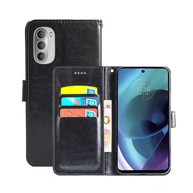 Mobilplånbok 3-kort Motorola Moto G71 5G   - Svart