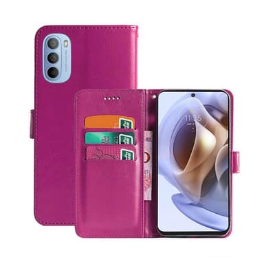 Mobilplånbok 3-kort Motorola Moto G31  - Rosa