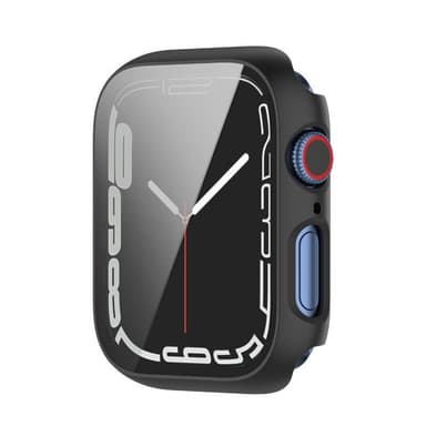 Skal med glasskydd Apple Watch 7 (41mm) - Svart