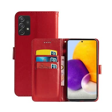 Mobilplånbok 3-kort Samsung Galaxy A73 5G   - Röd