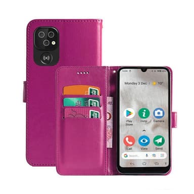 Mobilplånbok 3-kort Doro 8110   - Rosa
