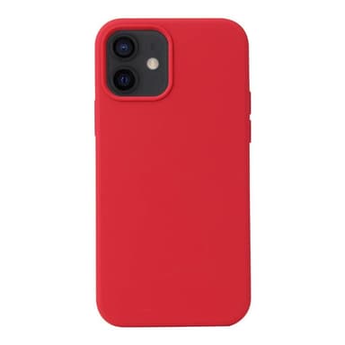 Liquid silikon skal Apple iPhone 12 - Röd