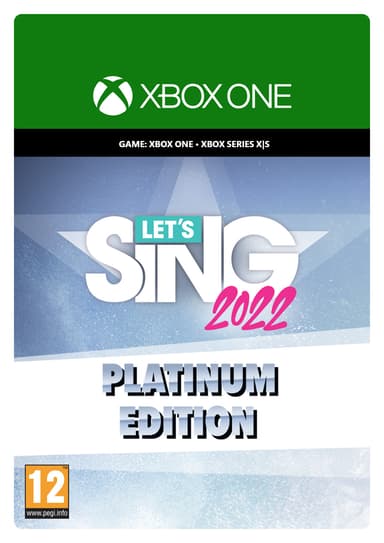 Let's Sing 2022 Platinum Edition - XBOX One,Xbox Series X,Xbox Series