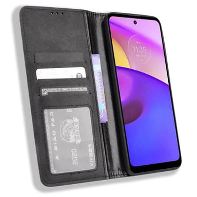 Motorola Moto E20 / E30 / E40 Plånboksfodral  - Svart