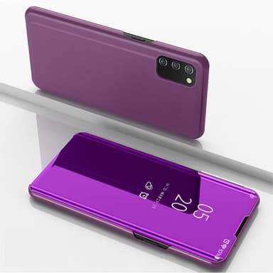 SKALO Samsung A02s / A03s Clear View Spegel fodral - Lila