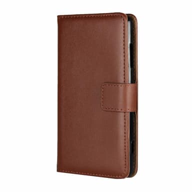 SKALO Xiaomi 11T/11T Pro Plånboksfodral Äkta Skinn - Brun