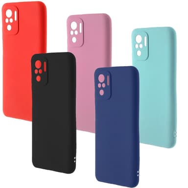 SKALO Xiaomi Redmi Note 10/10S Ultratunn TPU-Skal - Svart