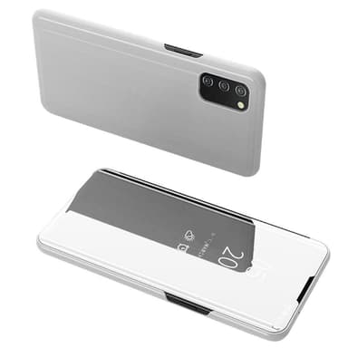SKALO Samsung A02s / A03s Clear View Spegel fodral - Silver