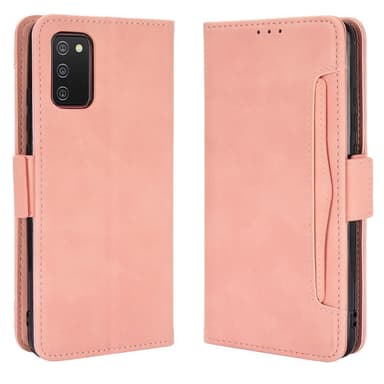 SKALO Samsung A02s / A03s 6-FACK Plånboksfodral - Rosa