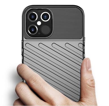 Armor Thunder Skal iPhone 12 - Svart