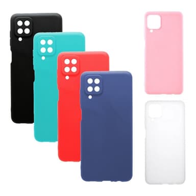 SKALO Samsung A12 Ultratunn TPU-Skal - Turkos