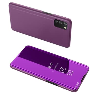 SKALO Samsung A02s / A03s Clear View Spegel fodral - Lila