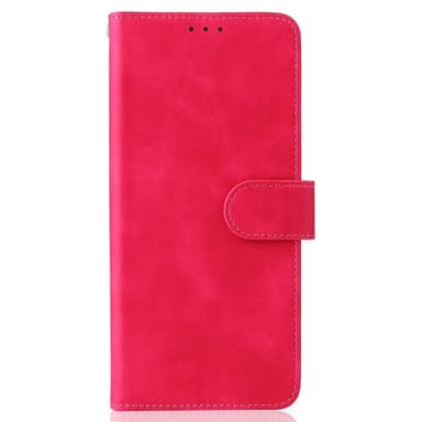 SKALO Xiaomi 11T/11T Pro Matt PU-Läder Plånboksfodral - Cerise
