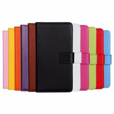 SKALO Xiaomi 11T/11T Pro Plånboksfodral Äkta Skinn - Brun