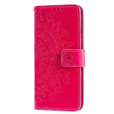 SKALO Samsung A02s / A03s Mandala Plånboksfodral - Cerise