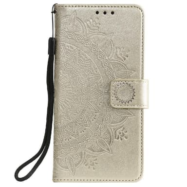 SKALO Samsung A02s / A03s Mandala Plånboksfodral - Guld