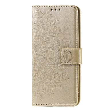SKALO Samsung A02s / A03s Mandala Plånboksfodral - Guld