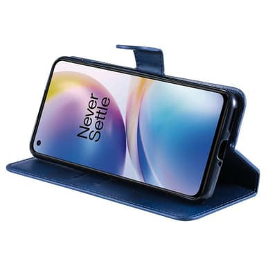 SKALO OnePlus Nord 2 Klassiskt Plånboksfodral - Blå