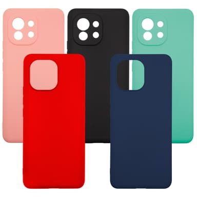 SKALO Xiaomi Mi 11 Lite Ultratunn TPU-Skal - Blå