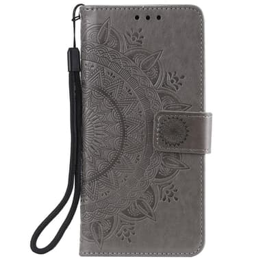 SKALO Xiaomi 11T/11T Pro Mandala Plånboksfodral - Grå