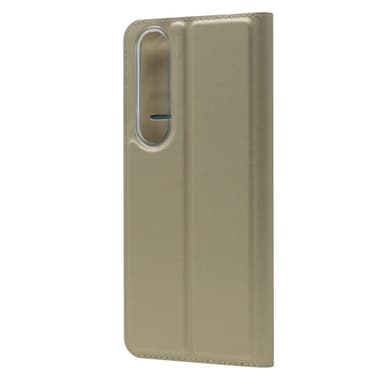 SKALO Sony Xperia 1 III Plånboksfodral Ultratunn design - Guld