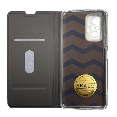 SKALO Xiaomi Redmi Note 10 Pro Plånboksfodral Ultratunn design - Mörkgrå