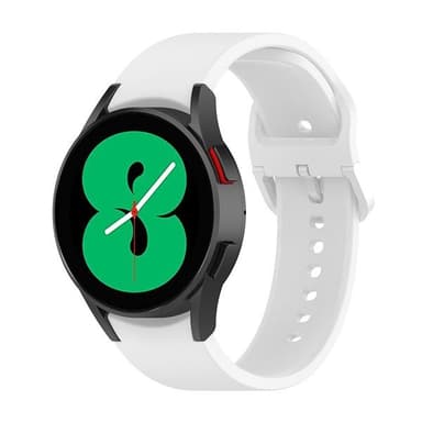 Silikonarmband Samsung Galaxy Watch 4 Vit