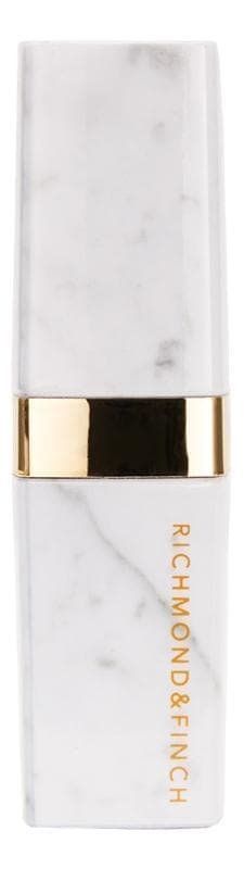 Richmond & Finch Lipstick Powerbank, White Marble