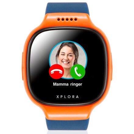 Xplora 2 (ej operatöslåst) telefonklocka för barn (orange/blå)