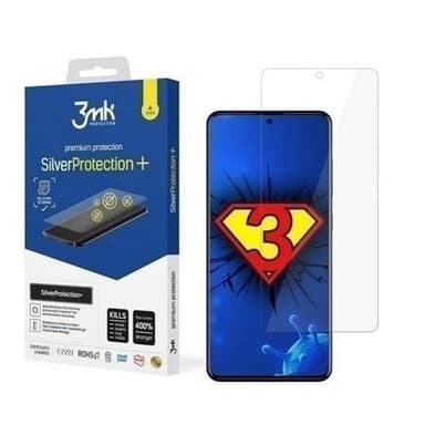 3MK Silver Protect+ Samsung, Galaxy A51, antimikrobiell film, klar, vå