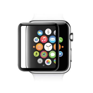 3D-skärmskydd för 44 mm Apple Watch Svart/Transparent