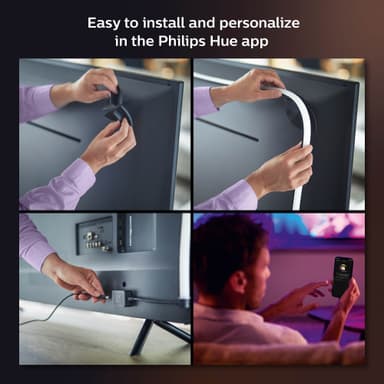 Philips Hue Play Gradient ljusremsa TV 75"