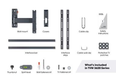 Vogels COMFORT Full Motion TV väggfäste TVM3625