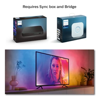 Philips Hue Play Gradient ljusremsa TV 75"