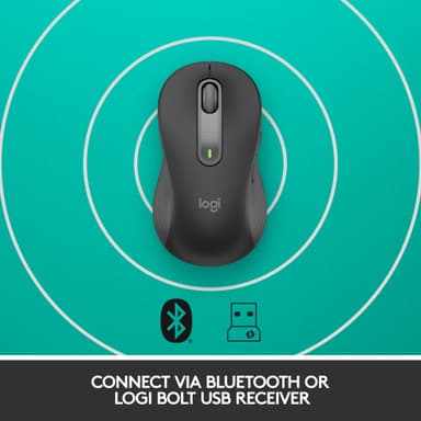 Logitech M650 L trådlös mus (grafit)