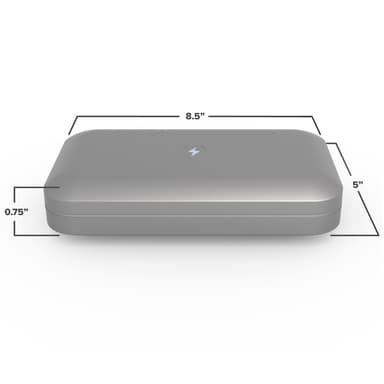 PhoneSoap Wireless telefonrengöring och laddning (gunmetal)