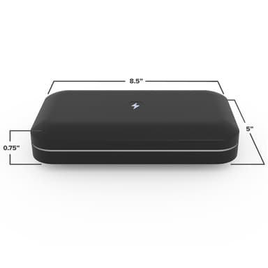 PhoneSoap 3 desinfektion och laddare för telefon (svart)