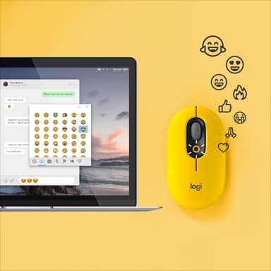 Logitech Pop mus (Blast Yellow)