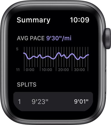 Apple Watch Nike SE 44mm GPS (grey alu/svart sportarmband)