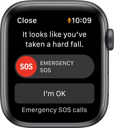 Apple Watch Nike SE 44mm GPS (grey alu/svart sportarmband)