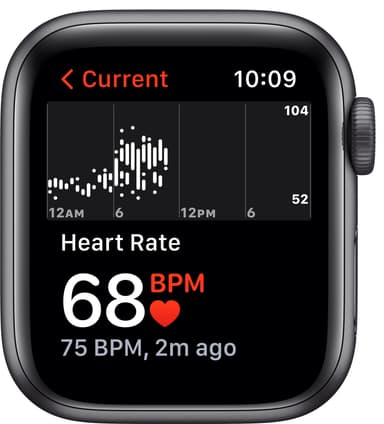 Apple Watch Nike SE 40mm GPS (grå alu/svart sportarmband)