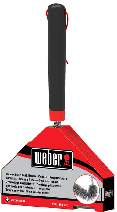 Weber tresidig grillborste 6277